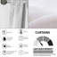 Rideau obscurcissant à motif abstrait collage doré - 1 panneau-107832073