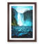 Waterfall Path in Iceland in Abstract - Picture Frame Graphic Art Print-55761520-55761521