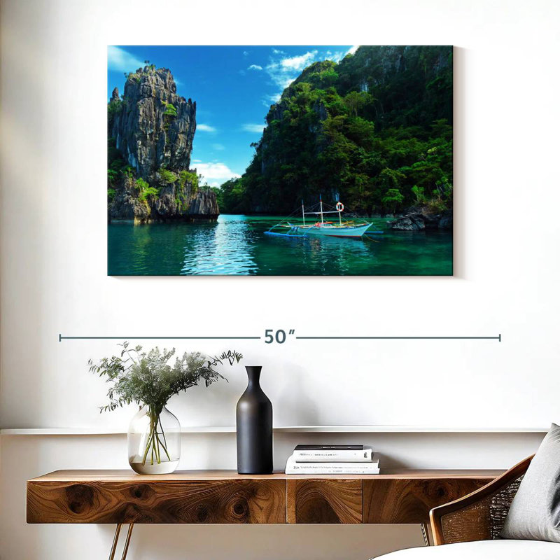 Mehar Tropical El Nido Boat, 26" H x 39" W