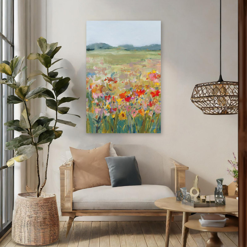 Champ de fleurs sauvages - champs, fleurs, fleurs, herbes, H 48 po x l 32 po