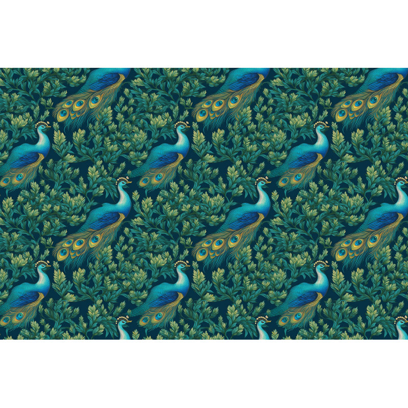 Peacock Bedding, Twin Comforter
