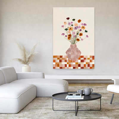 Art mural contemporain abstrait éclectique