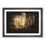 Forest In An Orange Glow Paint Splash - Picture Frame Graphic Art-56866124-56866128