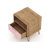 Rockefeller 20" Mid-Century Modern 1-Drawer Nightstand in Pink-321291311