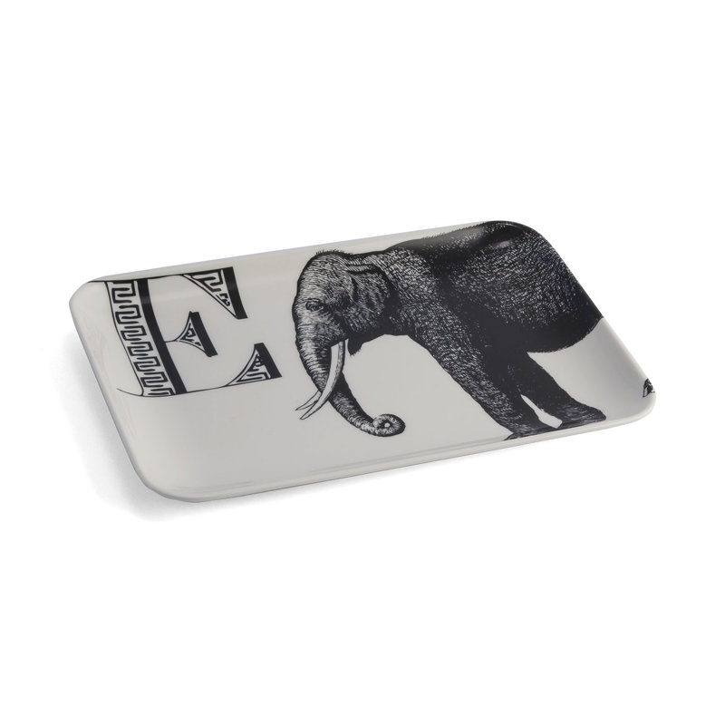 Thomas Paul Alphabet Melamine Platter, E
