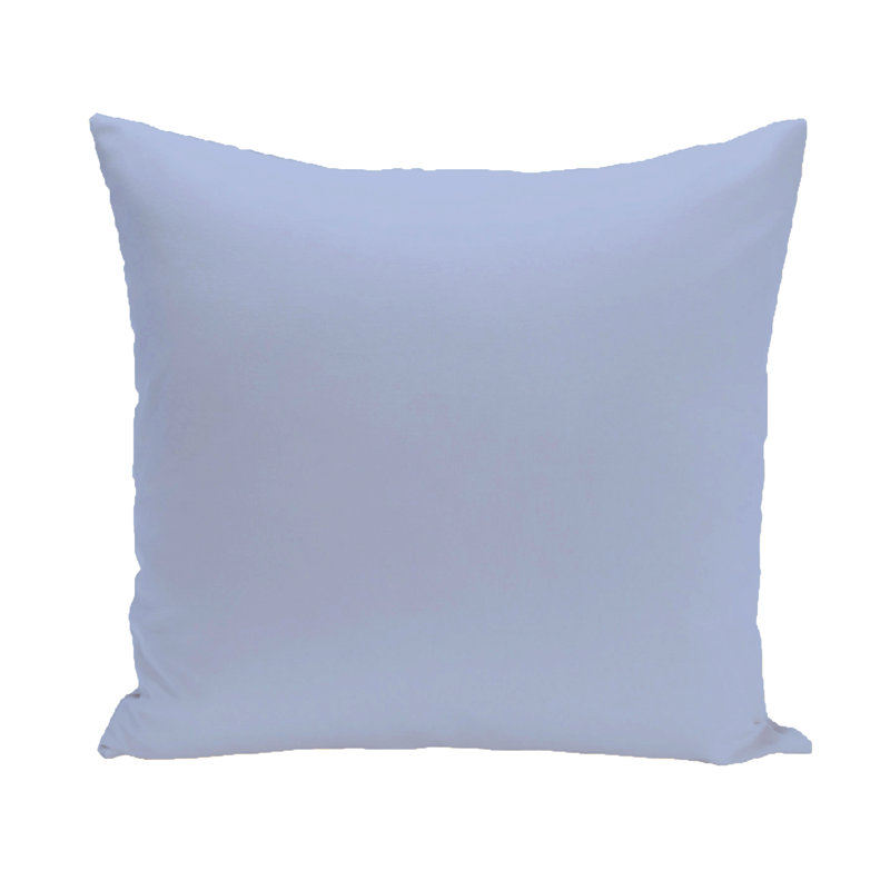 Reversible Throw Pillow, 20" H x 20" W, Soft Blue