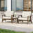 Bevelyn Beige Acacia Outdoor Chair Set with Cushions-1149783274