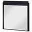 Miroir pour commode Jack, bois noir, cadre moulé, 36 po