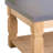 Rectangular Coffee Table With Manufactured Wood Table Topand Shelf