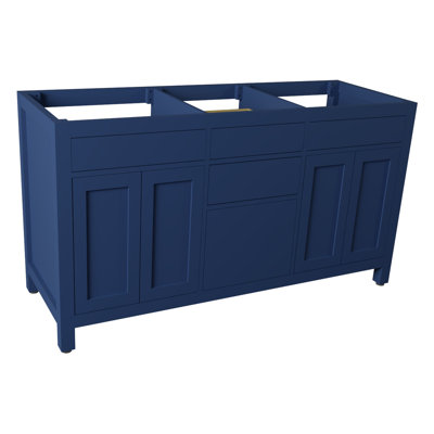 Dayton 60'' Double Bathroom Vanity Base Only