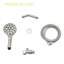 Douche 8 en nickel brossé 8 - Tête de 4,7 po, boyau en acier inoxydable de 59 po Rehaussez votre esthétique Grande salle de bain réglable de 4,7 po 59 po