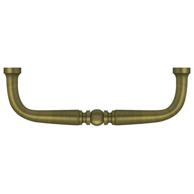 Poignée Deltana PCT350U5 Traditionnel; 3 1/2 po; finition laiton antique