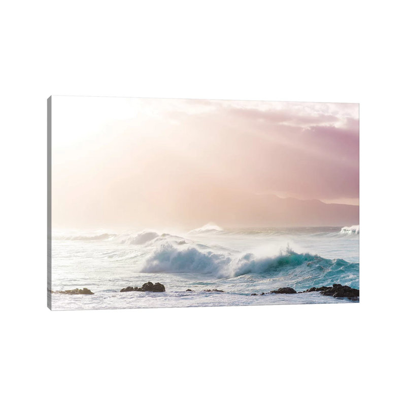 Light Waves by Lucas Moore - Wrapped Canvas Print, 20.32 cm H x 30.48 cm W
