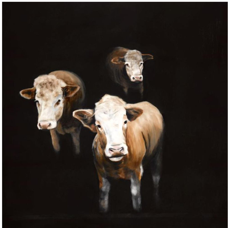 Party Animals Print by GI Lab, Knife Gel, 36" H x 36" W