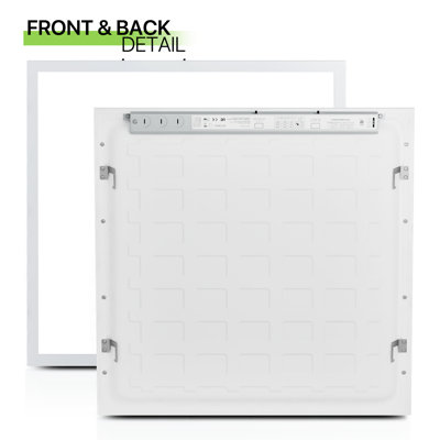Panneau lumineux à DEL Dimmable 2X2 Troffer, luminaire 4400 lumens 5000K pour éclairage de bureau
