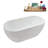 62.2'' x 28.7'' Freestanding Soaking Acrylic Bathtub-95288342