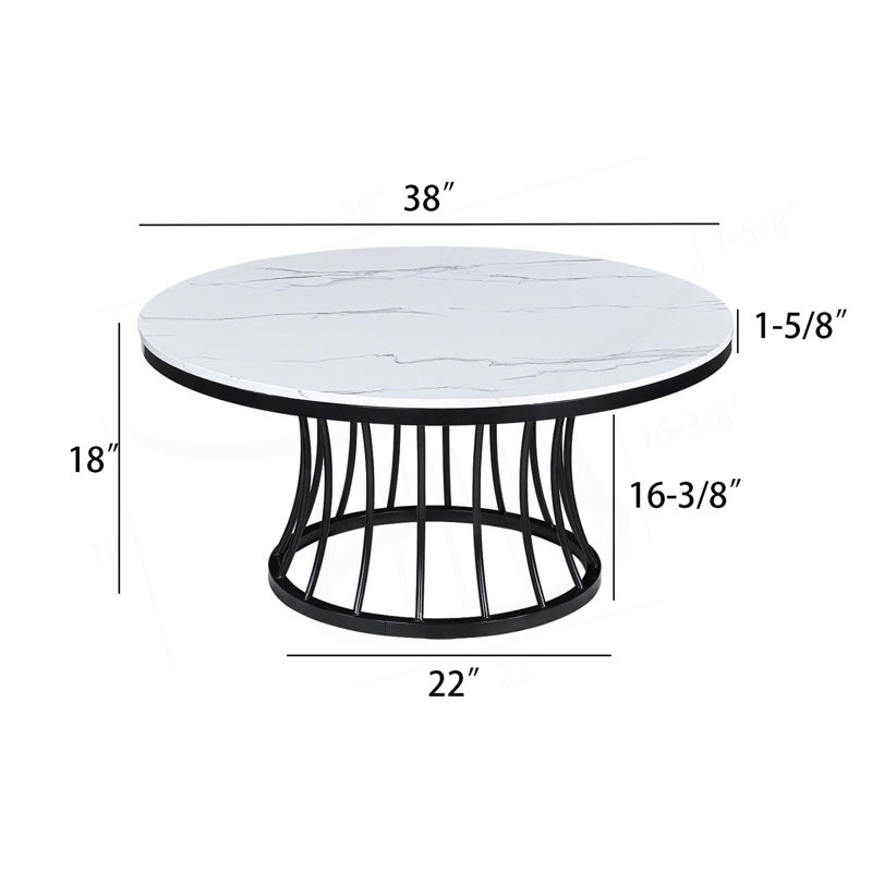 Ensemble de table basse moderne 3 pièces avec table basse et table de bout