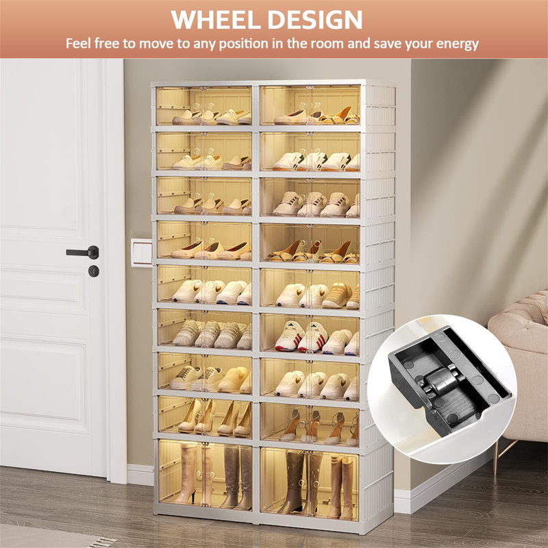 36 Pair Shoe Storage Cabinet