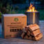 Double arbre - Bois de chauffage au bois de cèdre encens de qualité supérieure séché au four (bûches de 16 pouces) (comprend un allume-feu) - corde de 43 pi³ 1/3