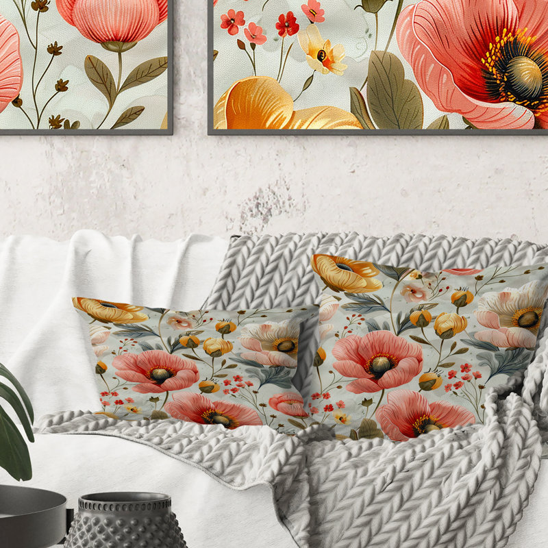 Coussin Pastel, H 16 po x l 16 po