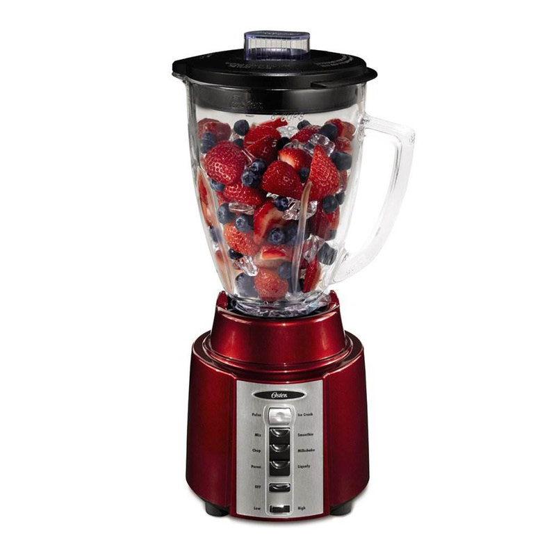 Oster 8 Speed 450 Watt All Metal Drive 6 Cup Blender, Red | BCCG08-RR0-027