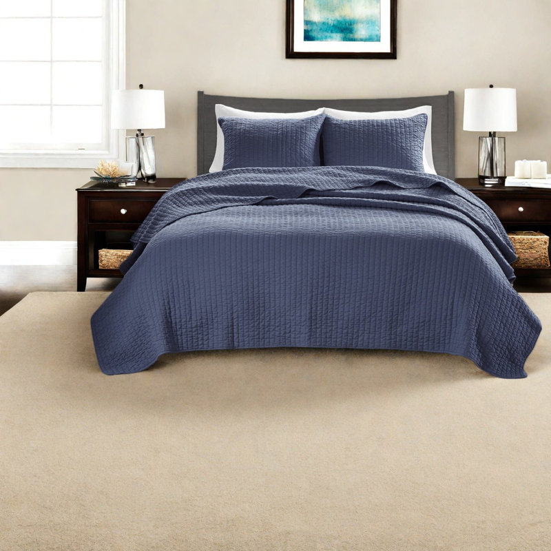 Reversible Bedding Sets King Cal King Microfiber Farmhouse Quilt Home