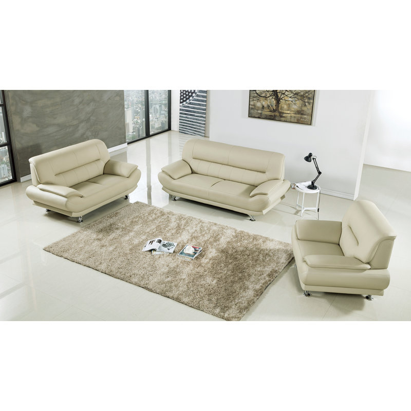 Canapé à accoudoirs coussinés de 38 po Knudson, H 36 po x l 67 po x P 38 po, Kaki