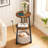 Small Round Side Table With Charging Station