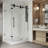 Winslow 48" W x 36" D x 80" H Sliding Frameless Shower Enclosure with 3/8  Clear Glass&Base-50877756-50877760
