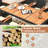 9 Pcs Patio Dining Set For 8 Large Conversation Set W/ Umbrella Hole Seat Cushion