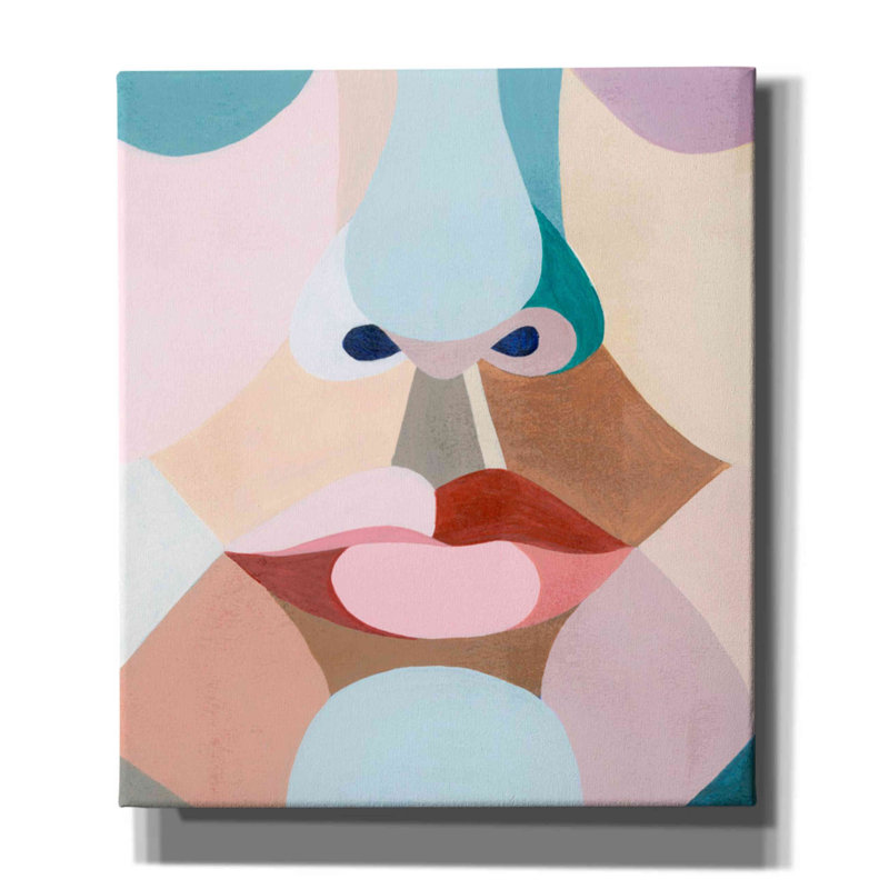 «Delicate Caractéristiques I» par Grace Popp, art mural sur toile, H 30 po x l 26 po x P 1,5 po