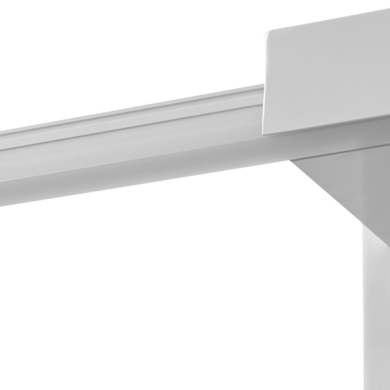Éclairage avant à miroir 1 lumière DEL blanc à intensité variable, Blanc