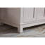 Meuble-lavabo en bois massif 60 po avec comptoir en pierre reconstituée et lavabo double 60 po-106886517-106886527