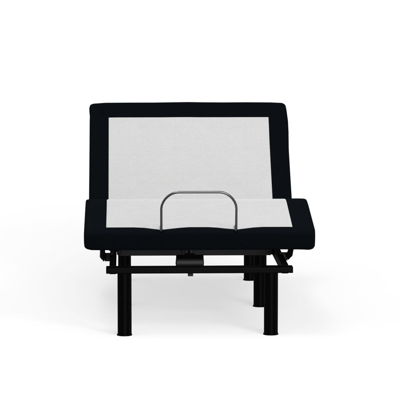 Adjustable Twin Xl Bed Base With Zero , Metal Finish, Grey In Metal, Grey, Wireless Remote Architecture, Twin XL