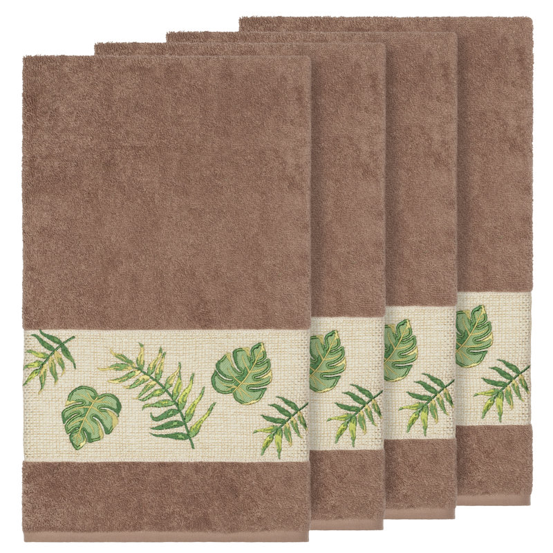 Zoe Turkish Cotton Midweight Bath Towel, Latte