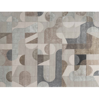Contemporary Hand Knotted Wool Oriental Rug