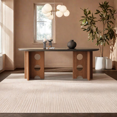 Solid wood dining table with heat-resistant coatin