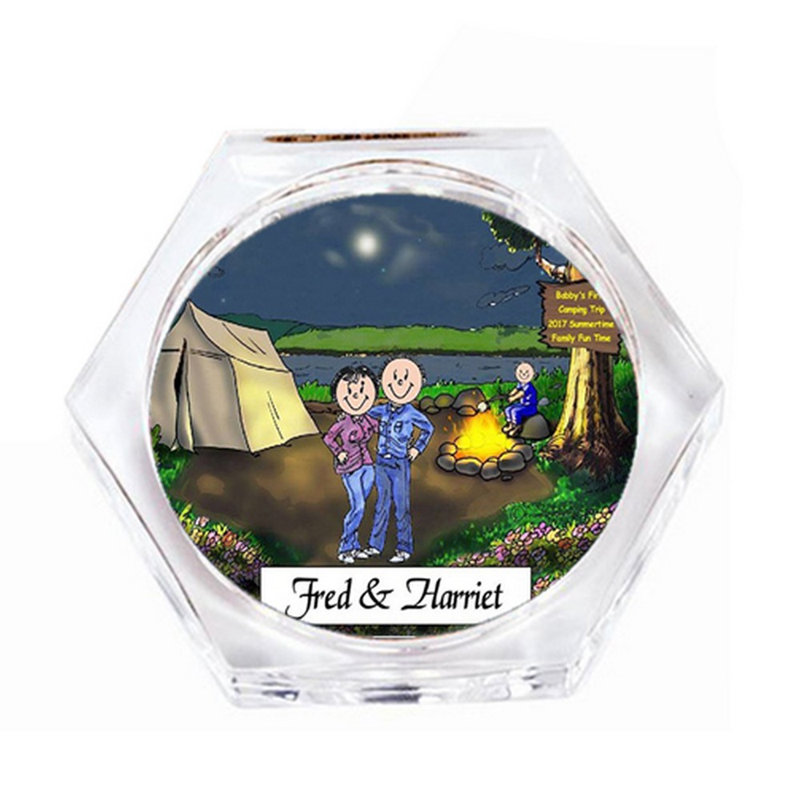 Ensemble de 4 sous-verres personnalisables, Oui