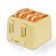 GEEPAS 4 Slice Toaster 6 Browning Levels with 2 Controls, Cancel Function 2 Removable Crumb Trays 1400W