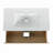 Wall-Mounted Bathroom Vanity With Ceramic Sink