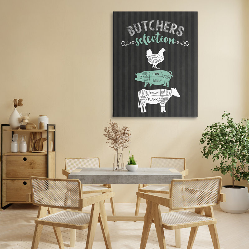Toile noire Butchers, H 30 po x l 24 po