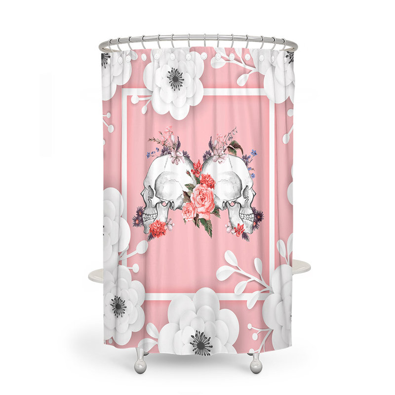 Abstract Shower Curtain, 83" H x 70" W