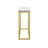Wallace & Bay Marb White Sofa Table