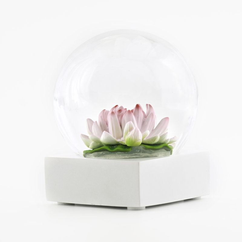 CSG Lotus Snow Globe