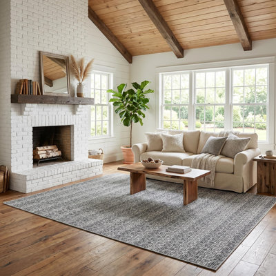 Tapis à poils courts Boho pour la maison et le bureau