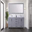 Meuble-lavabo double 72 po x P 22 po avec plateau en marbre de culture-1038051436-1038051439