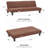 G113-S Sofa Bed , CHOCOLATE