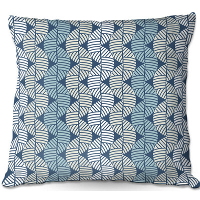 Coussin de jeté ondulations