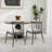 Dining Side Chair Rustic Modern Farmhouse Design Retro Design Easy To Assembly (set Of 2)-193702294