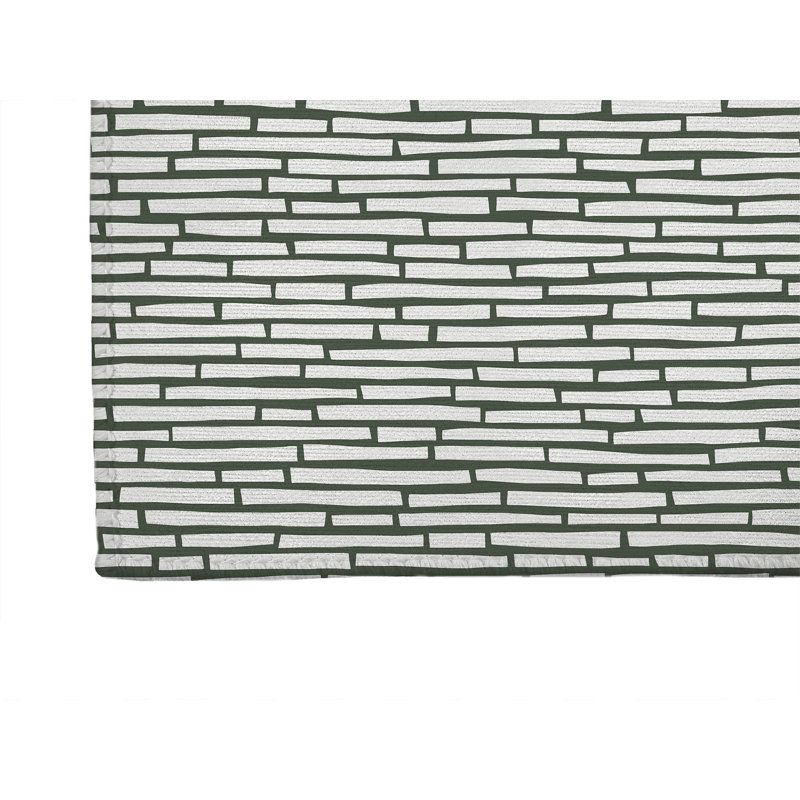 Cultural Rows Non-Slip Outdoor Rug, Rectangle 3' x 5'